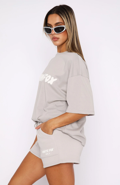 Cozy Oversized Summer Top w/ FREE Shorts