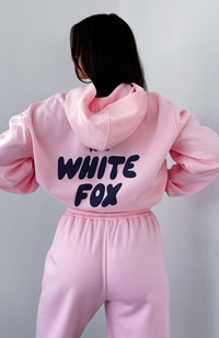 Pink Dark Blue Text