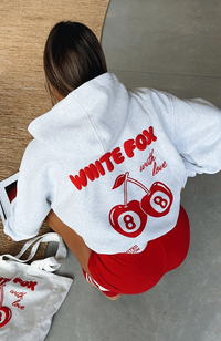 White Red Text